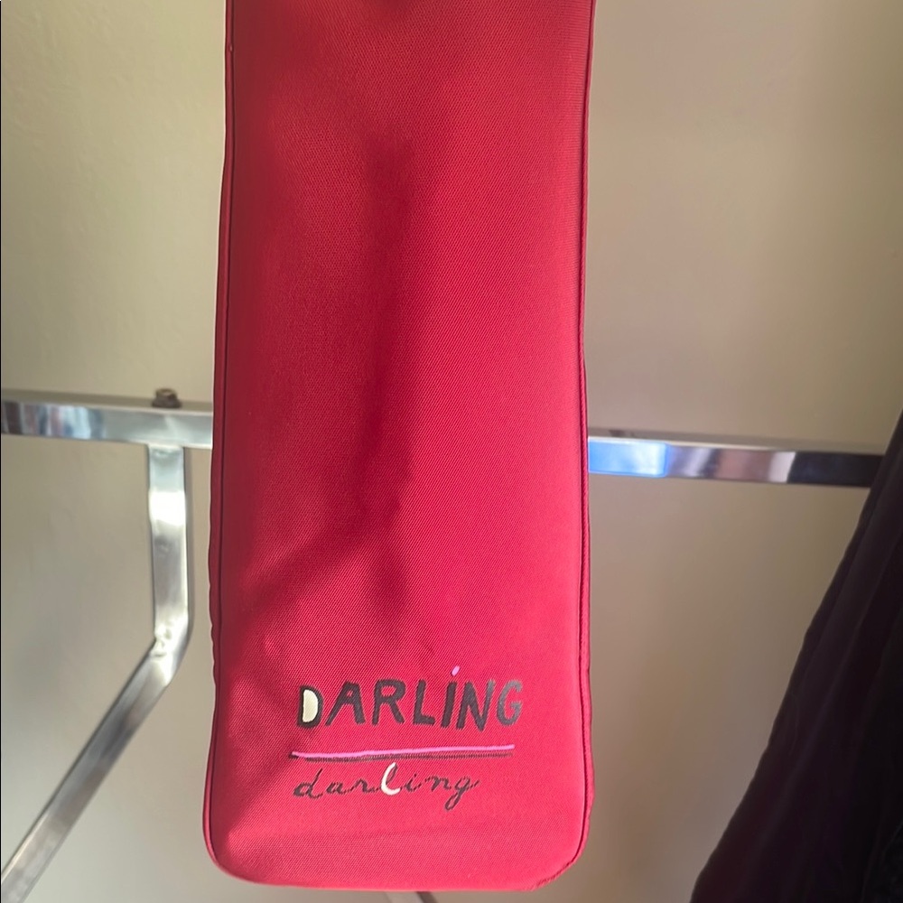 Kate Spade Maira Kalman Limited Edition Vintage "Darling" Red Tote - Picture 4 of 9